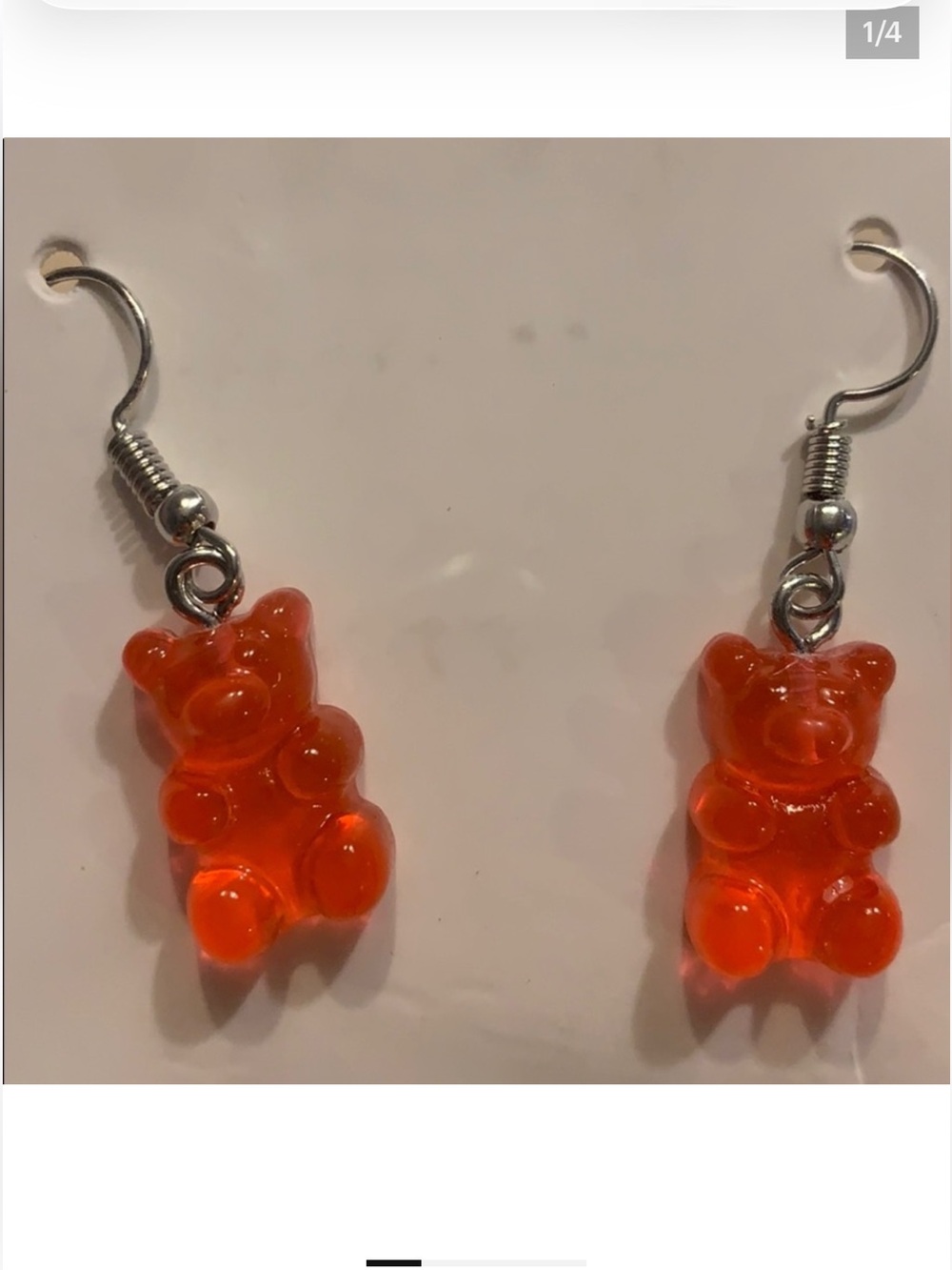 Gummy bear earrings